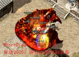 WhereDidUGoս�谢�ǻ�����2025����Ϸ����ʱ�̱ر�